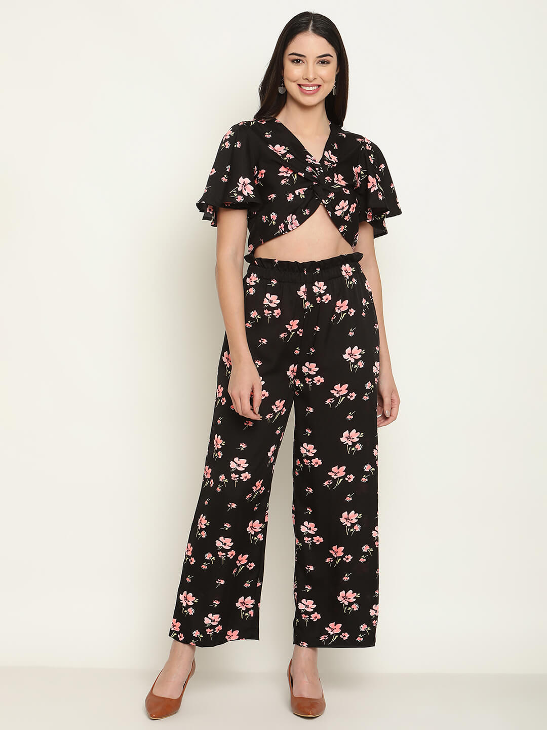 Women casual printed   co-Ord set