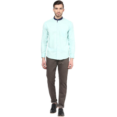 Premium 100% Cotton Shirt Seagreen Color
