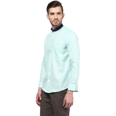 Premium 100% Cotton Shirt Seagreen Color