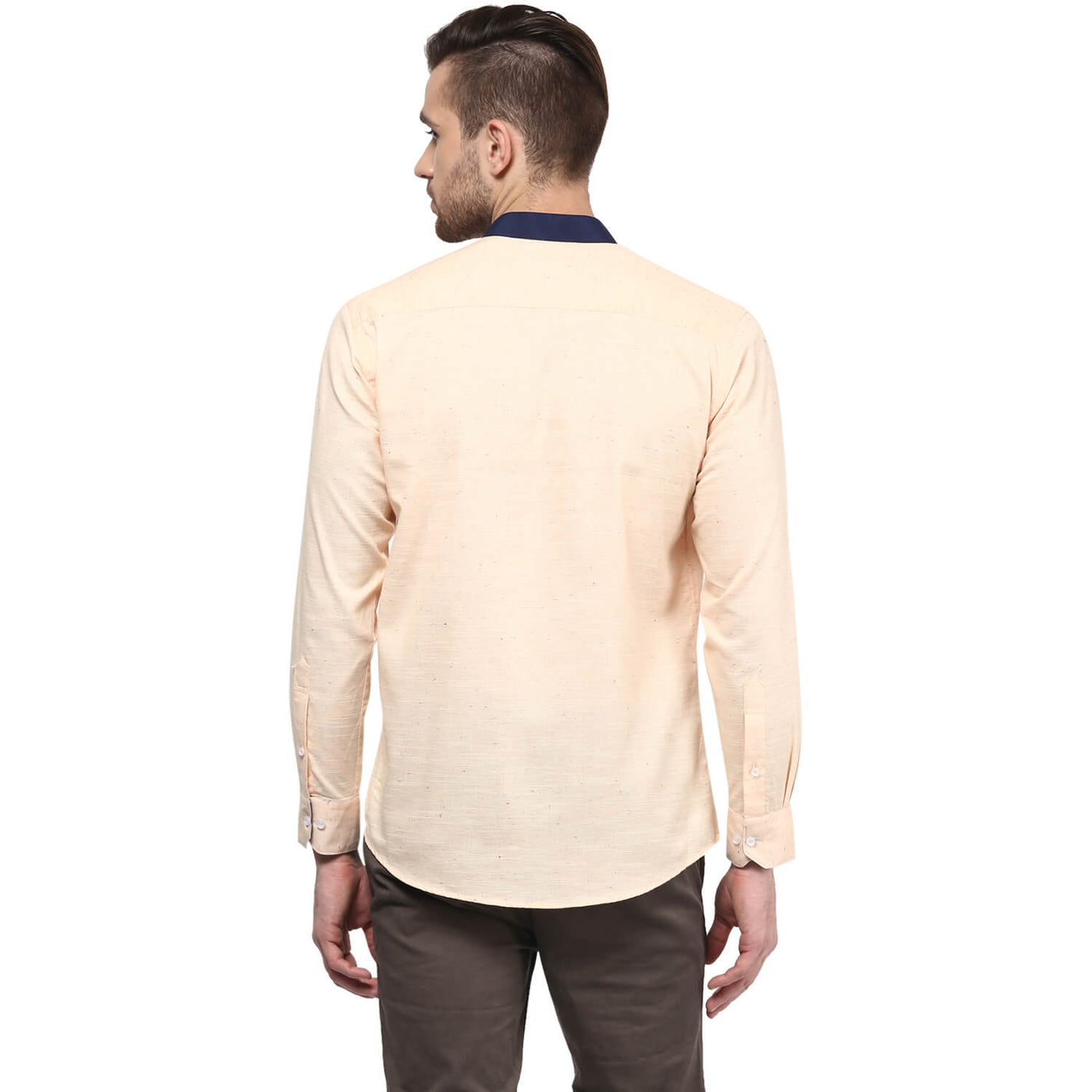 Premium 100% Cotton Shirt Peach Color