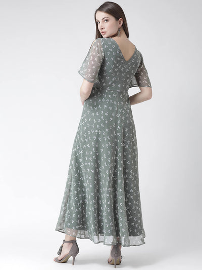 Stylish Printed Maxi Dress