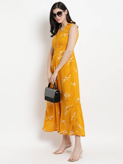 Women Printed Woven Maxi Dress