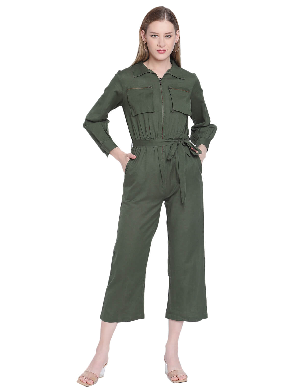 Eco Jumpsuit With Collar