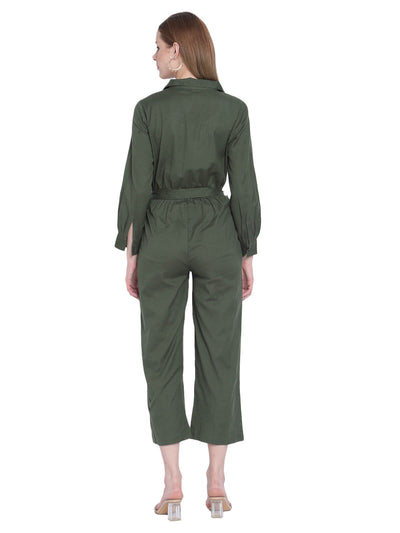Eco Jumpsuit With Collar