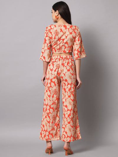 Printed Casual Floral Co-Ord Set