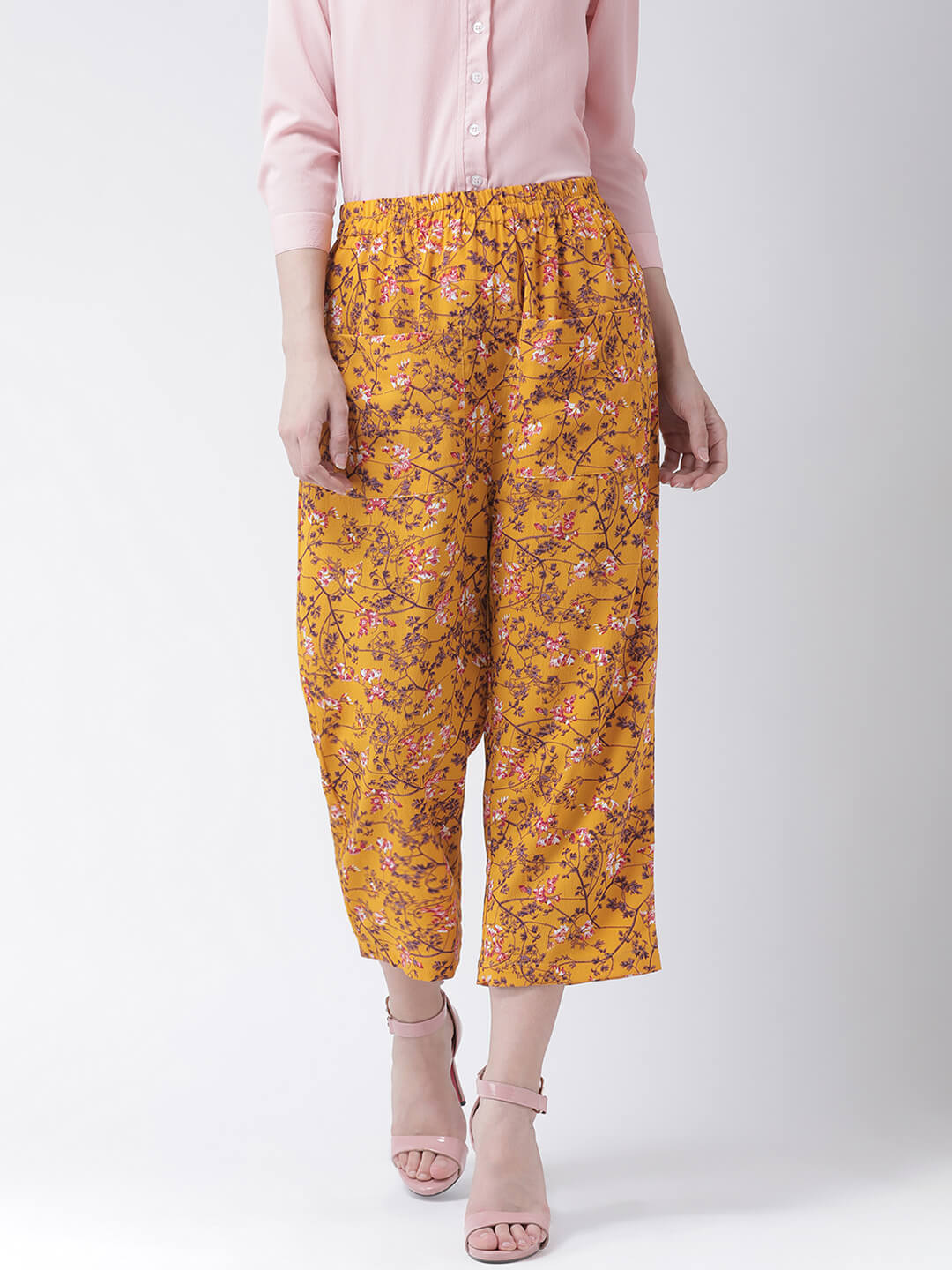The Vanca'S Floral Culottes With Elasticated Waist And Two Pockets In The Front