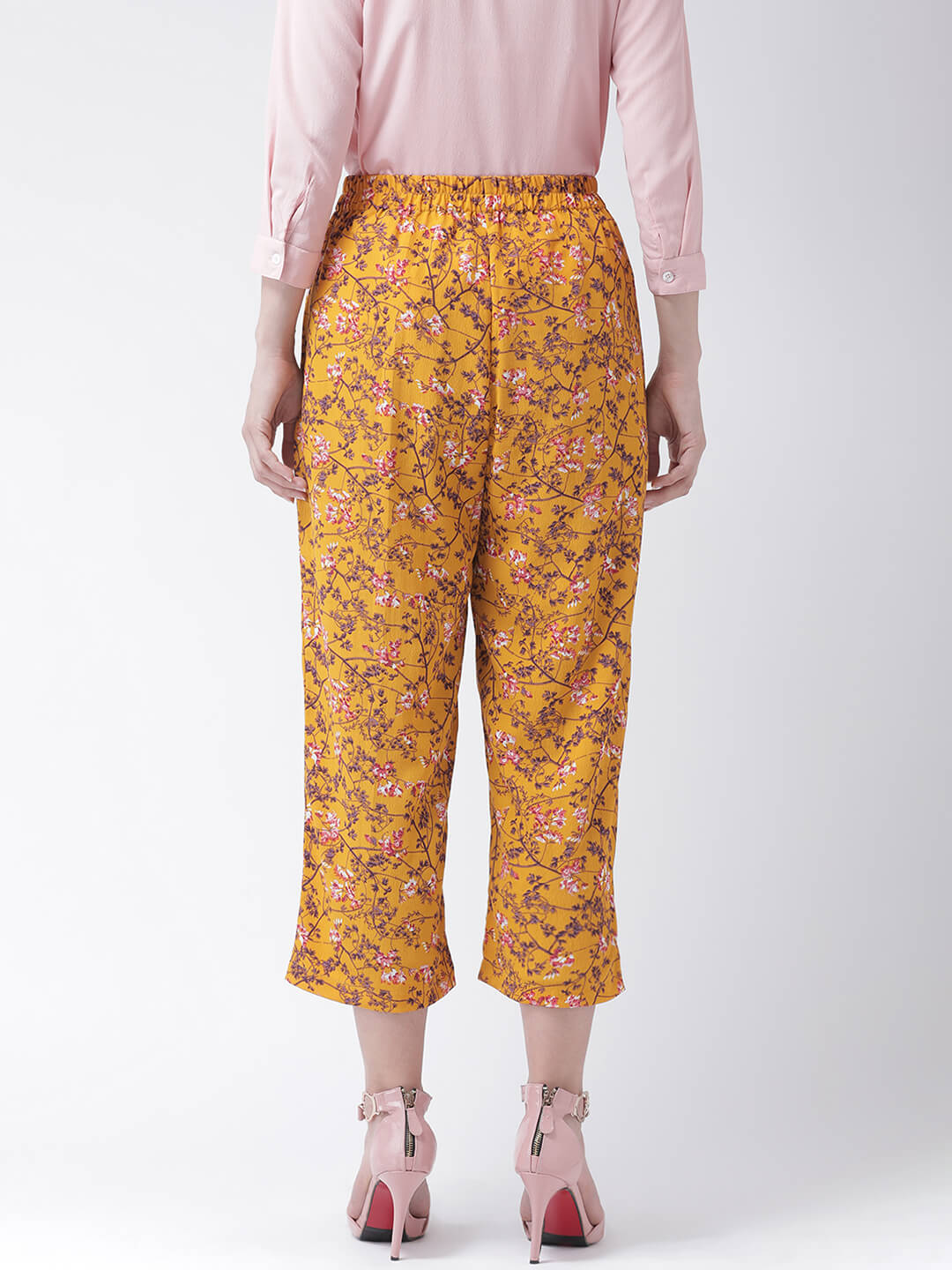 The Vanca'S Floral Culottes With Elasticated Waist And Two Pockets In The Front