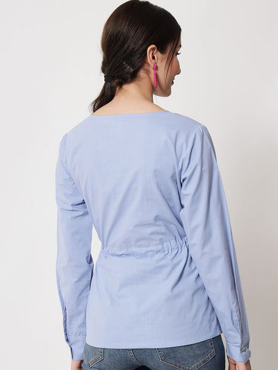 Eco Oversized Shirt with Statement Buttons