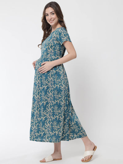 Women'S Maternity Dress With Feeding Access