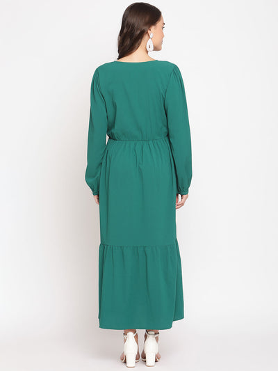Maternity Solid Dress With Nursing Access
