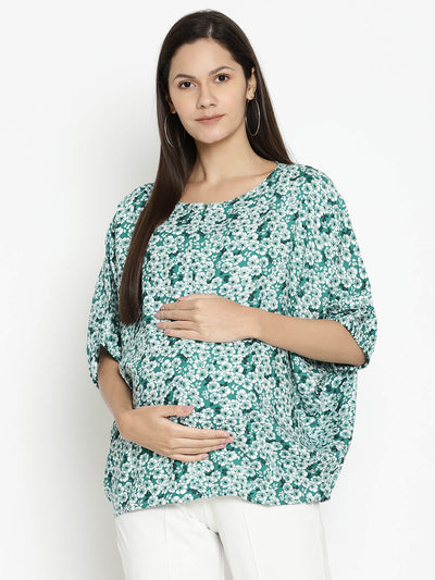 Women'S Maternity Slouch Top With Feeding Access