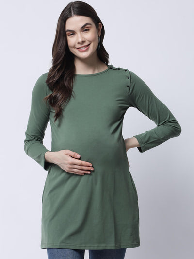 Maternity Top With Feeding Access