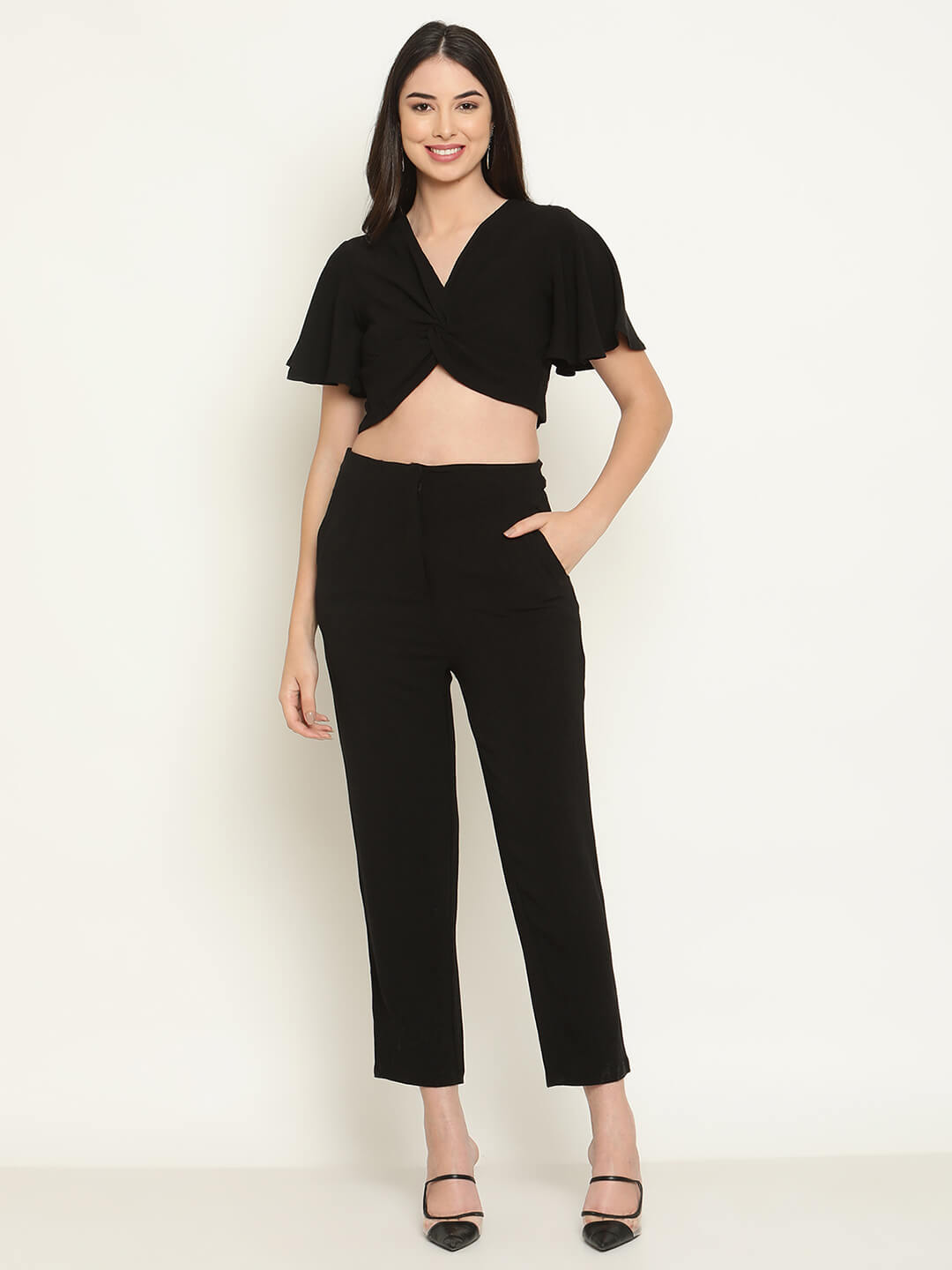 Women casual solid  co-Ord set